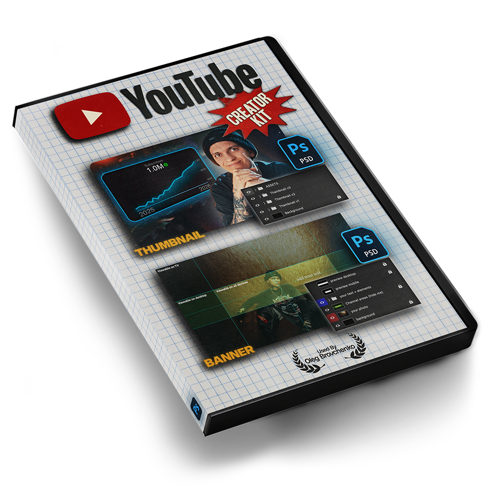 YouTube Creator Kit (PSD)