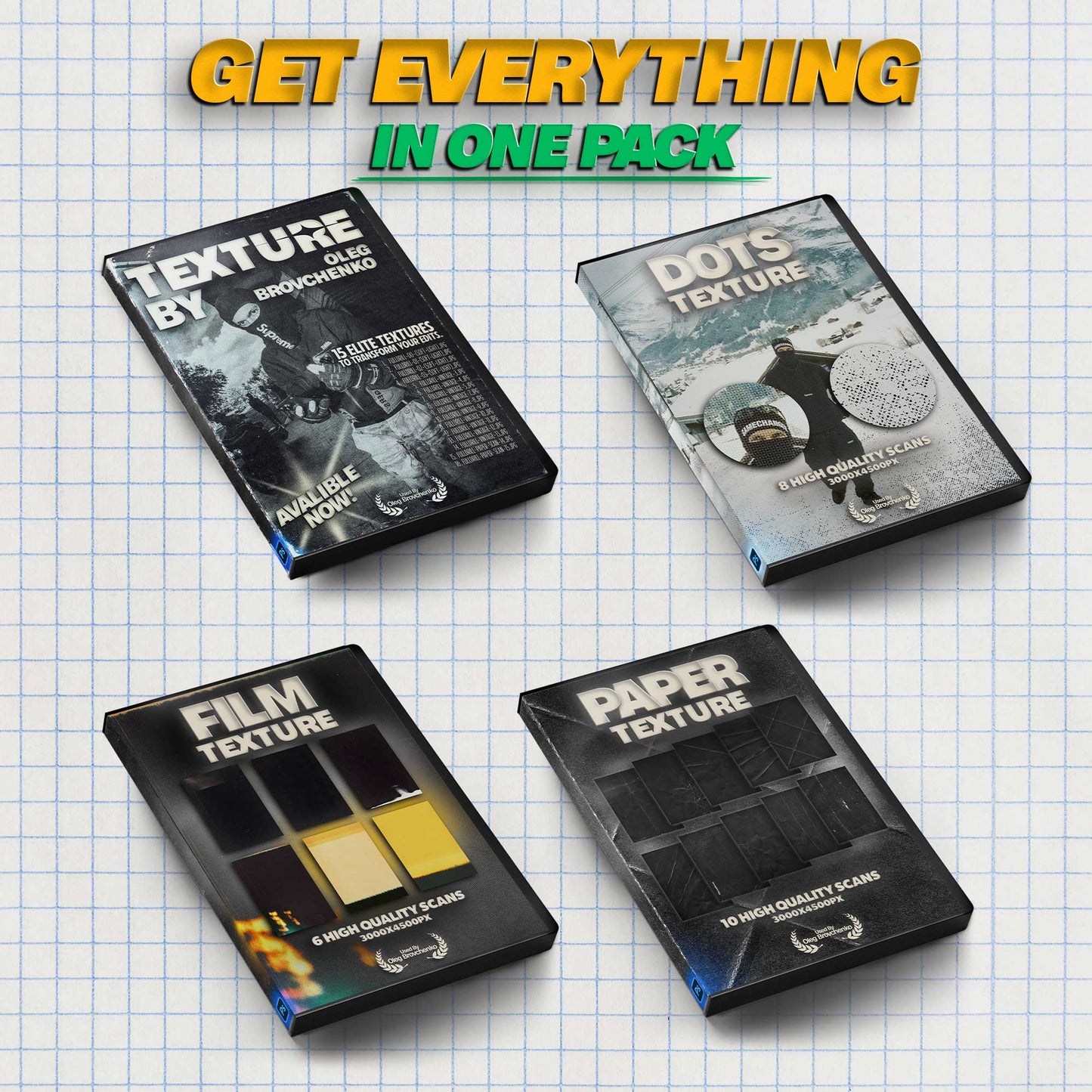 (4-in-1) Premium Texture Bundle